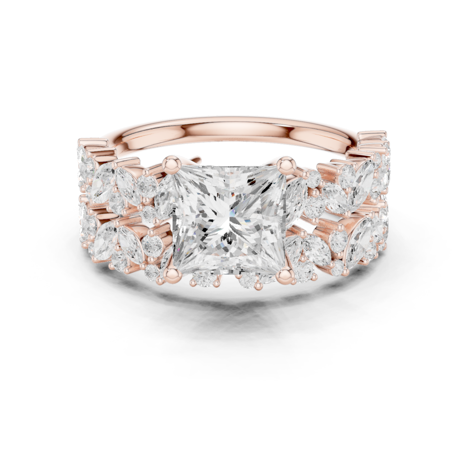 Gold Ring DDLR-945, Rose Gold