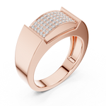Gold Ring SBMR(49), Rose Gold, view 2