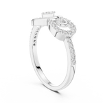 Gold Ring LR-01 (61), White Gold