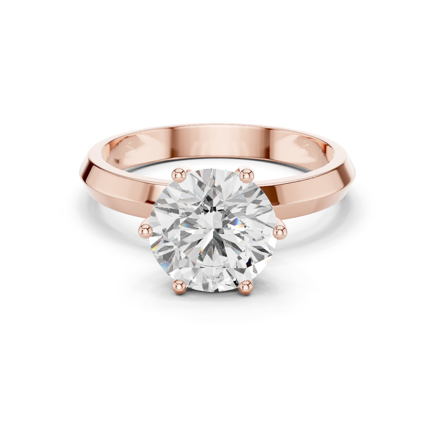 Gold Ring DDLR-694, Rose Gold