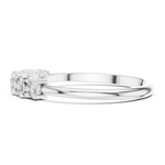 Gold Ring HLR-105, White Gold, view 3
