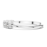 Gold Ring HLR-105, White Gold, view 3