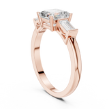 Gold Ring DDLR-1109, Rose Gold, view 1