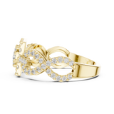 Gold Ring 19-120007L, Yellow Gold, view 3