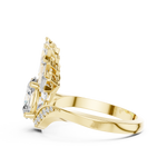 Gold Ring 00001L (41), Yellow Gold, view 3