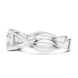 Gold Ring DDLR-872, White Gold, view 3