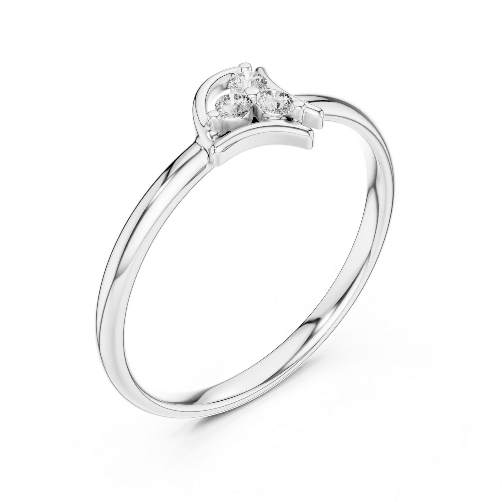Gold Ring 1 (364), White Gold, view 2