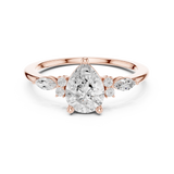 Gold Ring SBWR(35), Rose Gold, view 4
