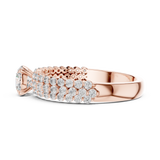 Gold Ring DDLR-005, Rose Gold, view 3