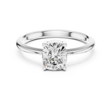 Gold Ring DDLR-501, White Gold, view 4