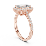Gold Ring DDLR-731, Rose Gold, view 1
