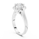 Gold Ring DDLR-334, White Gold, view 1