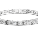 Gold Bracelet GLBR-0040, White Gold, view 4
