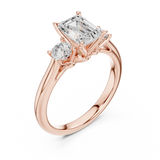 Gold Ring DDLR-894, Rose Gold, view 2