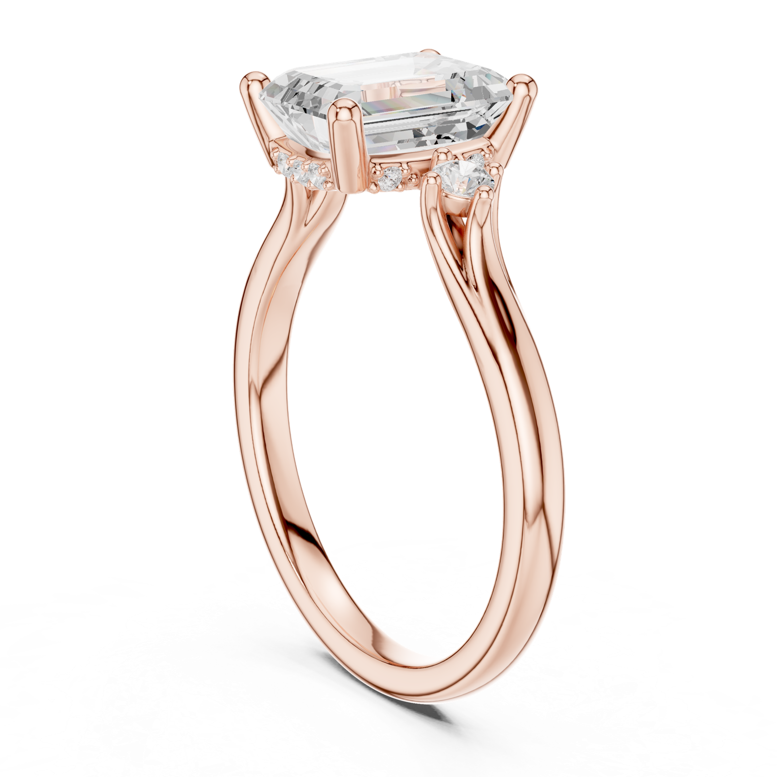 Gold Ring DDLR-971, Rose Gold