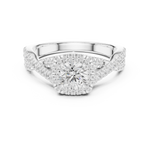 Gold Ring LR-0247, White Gold