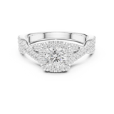 Gold Ring LR-0247, White Gold