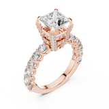 Gold Ring LR-0057, Rose Gold, view 2