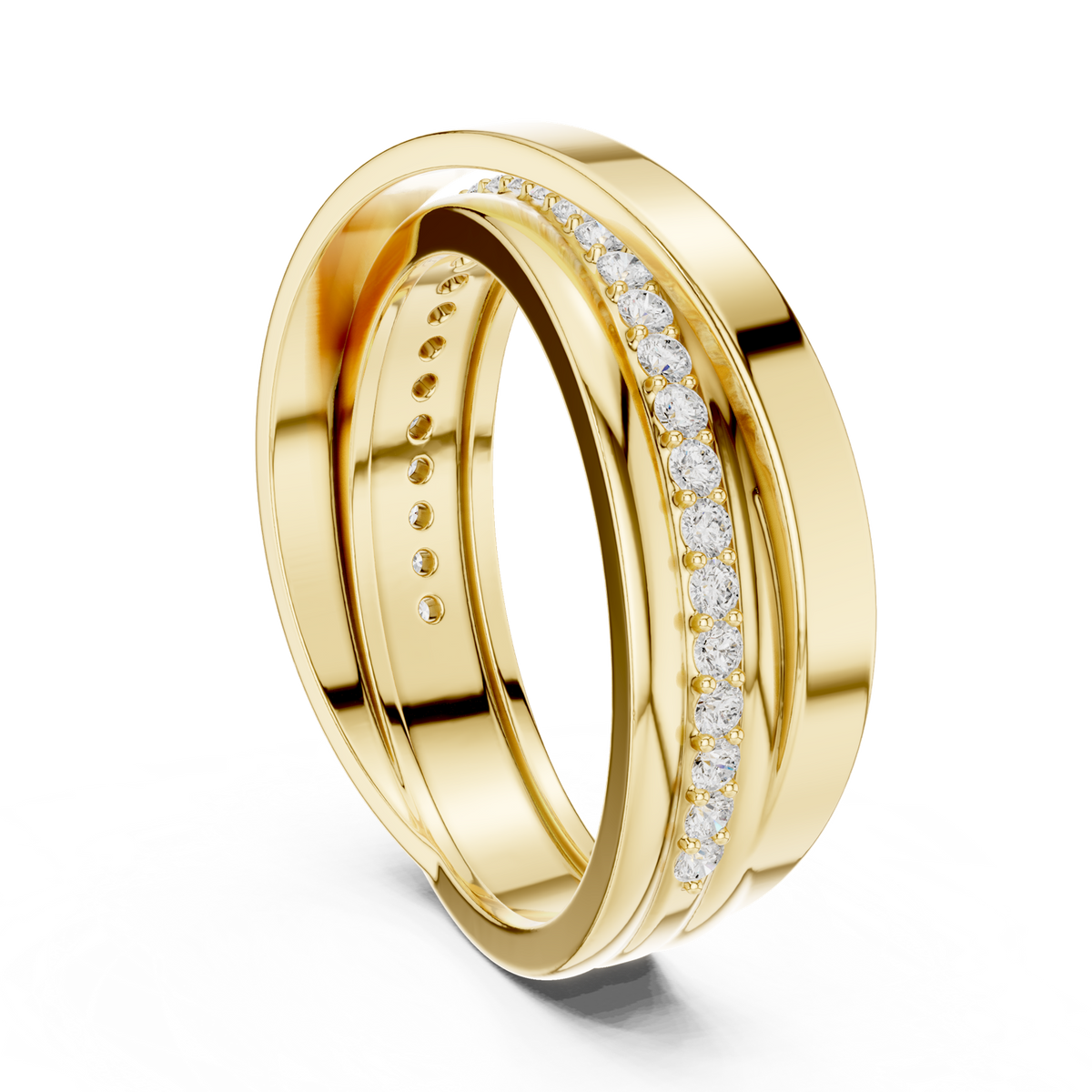 Gold Ring SBMR(41), Yellow Gold, view 1