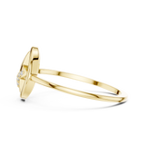 Gold Ring DR-6233, Yellow Gold, view 3