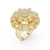 Gold Ring L03-1280, Yellow Gold, view 2