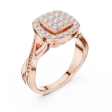 Gold Ring SBWR(13), Rose Gold, view 2
