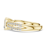 Gold Ring DDLR-711, Yellow Gold, view 3