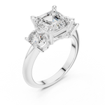 Gold Ring DDLR-899, White Gold, view 2