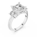 Gold Ring DDLR-899, White Gold, view 2