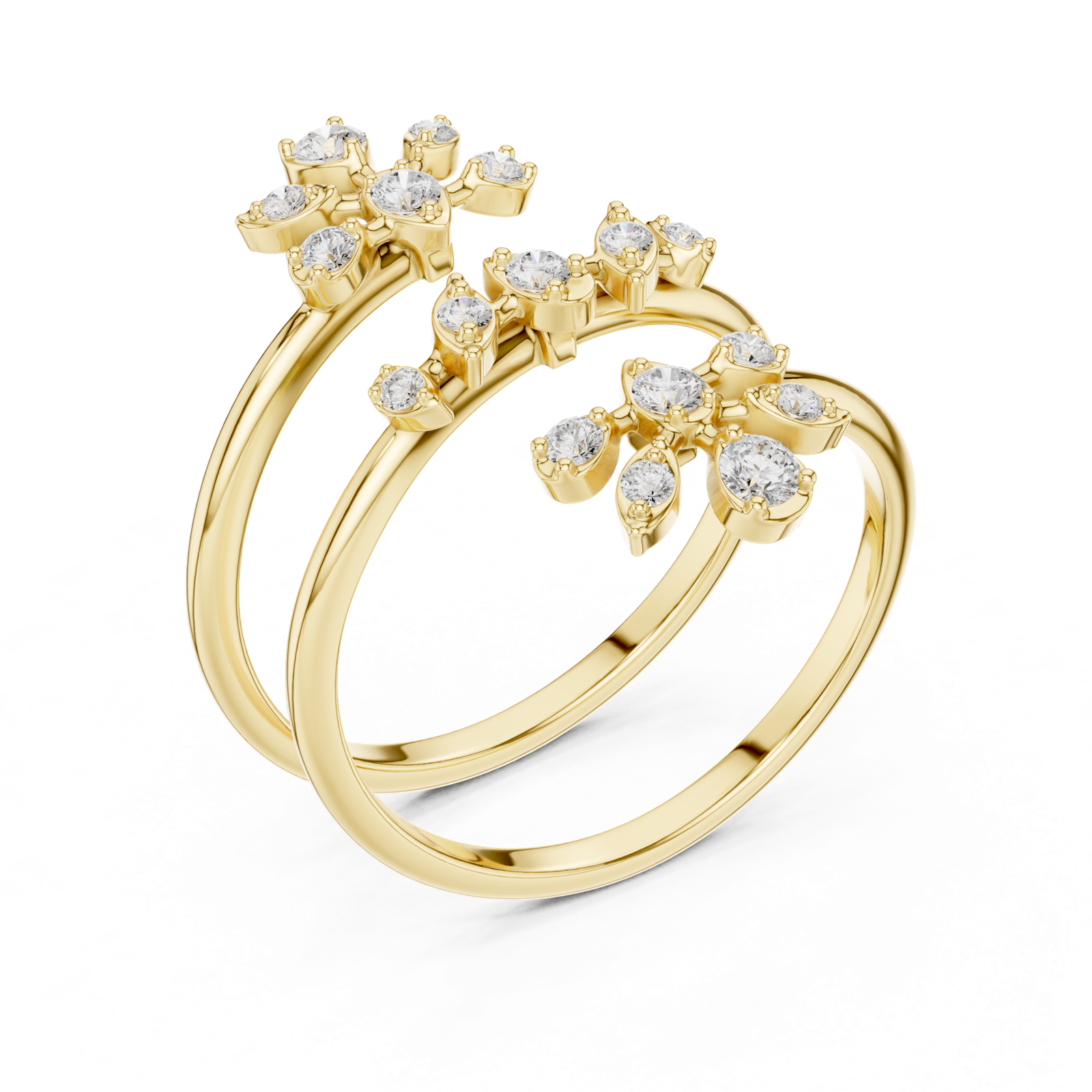 Gold Ring SBWR(60), Yellow Gold, view 2