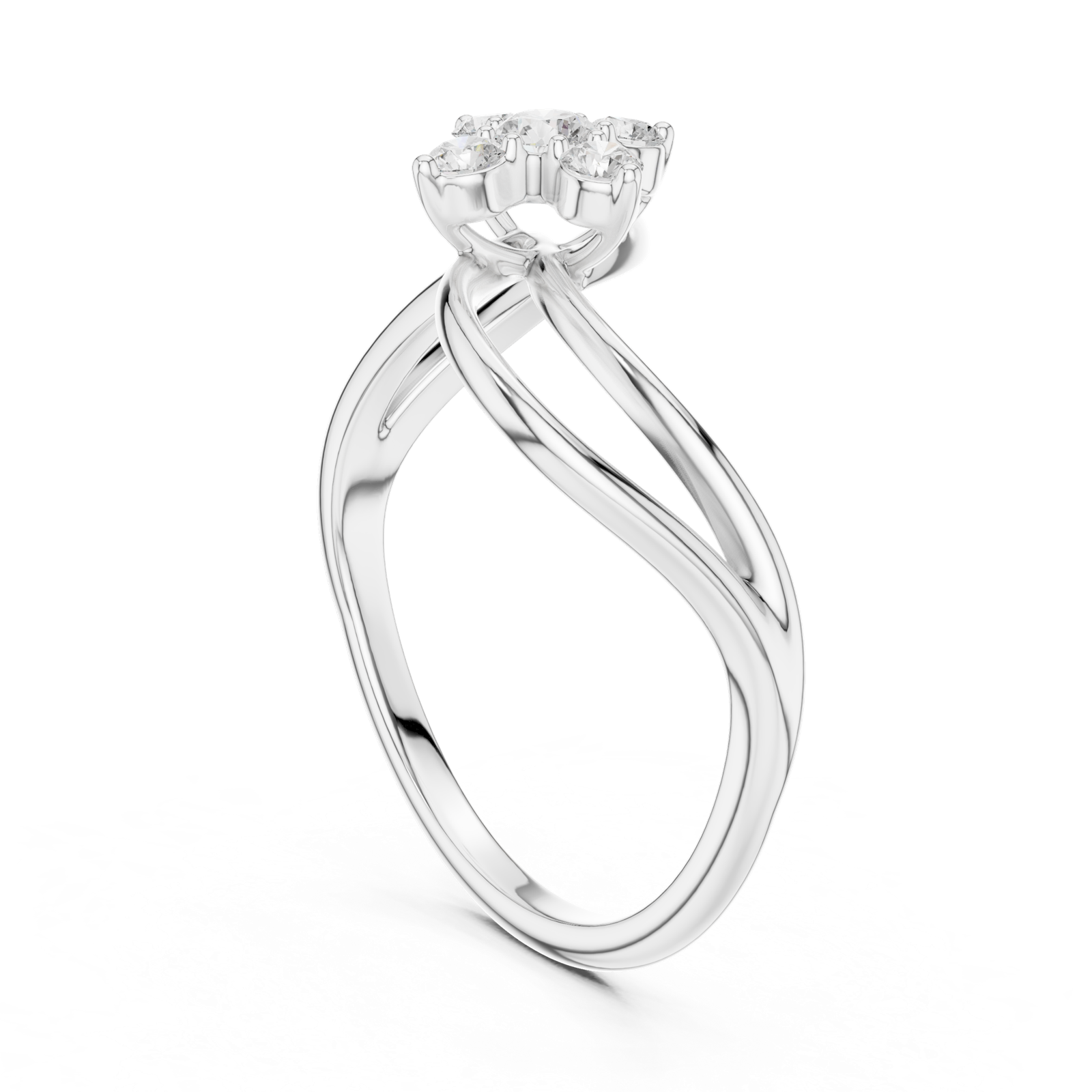 Gold Ring SBWR(58), White Gold