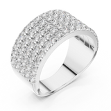 Gold Ring L03-03, White Gold, view 2