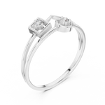 Gold Ring 1 (155), White Gold, view 2