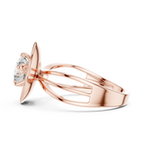 Gold Ring LR-0096, Rose Gold, view 3