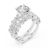Gold Ring DDLR-939, White Gold, view 2