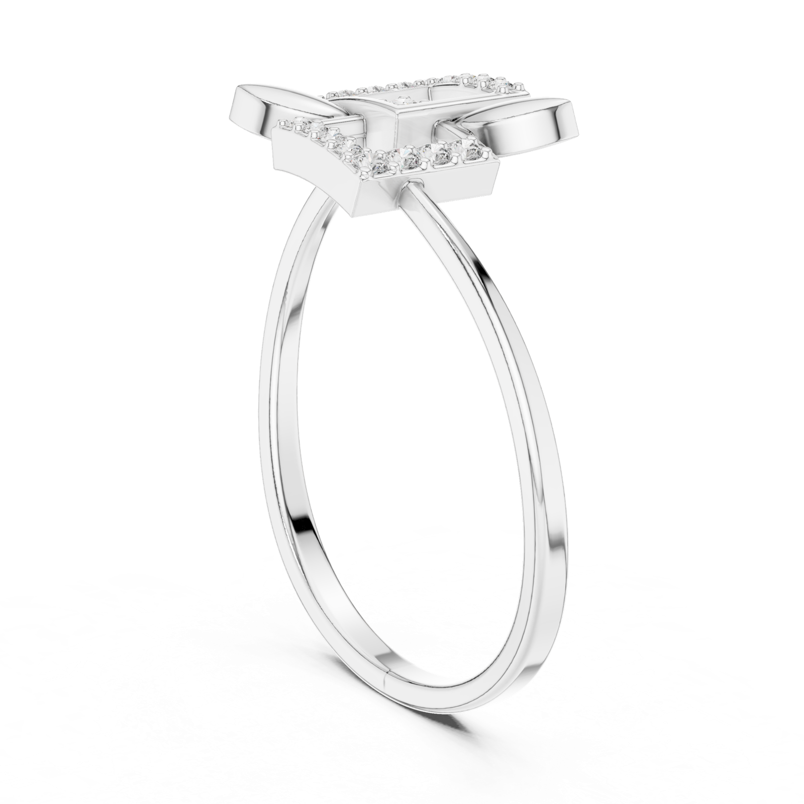 Gold Ring 1 (200), White Gold