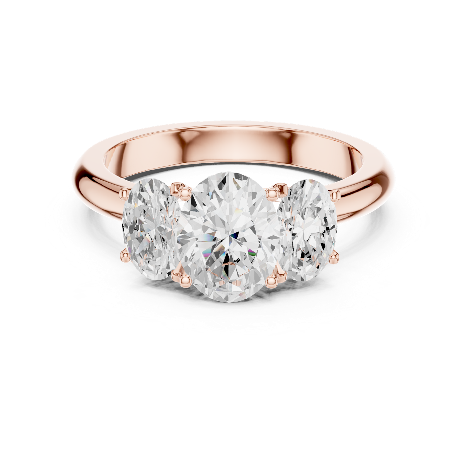 Gold Ring DDLR-1053, Rose Gold