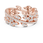 Gold Ring r45, Rose Gold, view 4