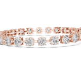 Gold Bracelet FBR0263-3, Rose Gold, view 3