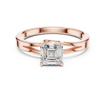Gold Ring DDLR-521, Rose Gold, view 4