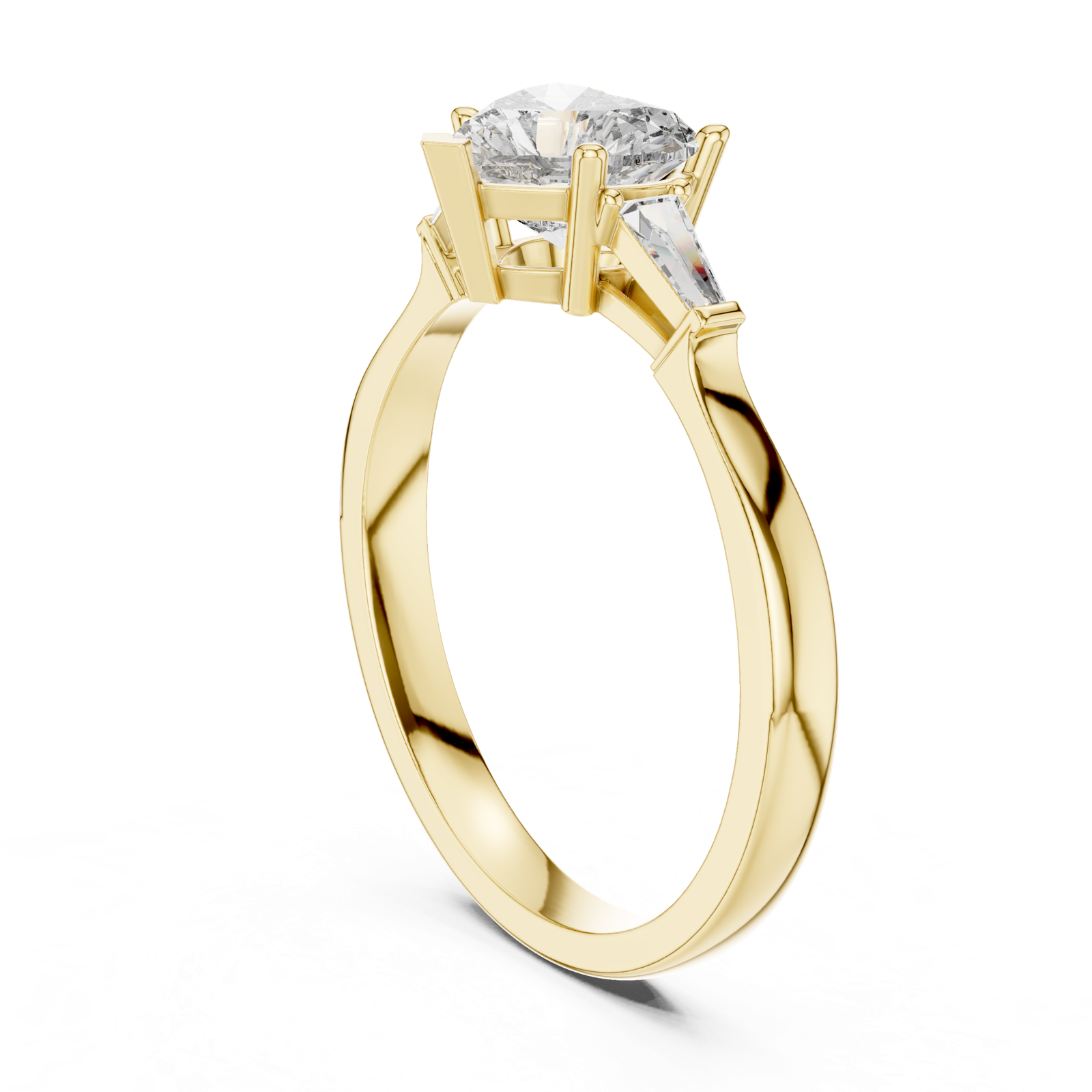 Gold Ring 00001L (34), Yellow Gold, view 1