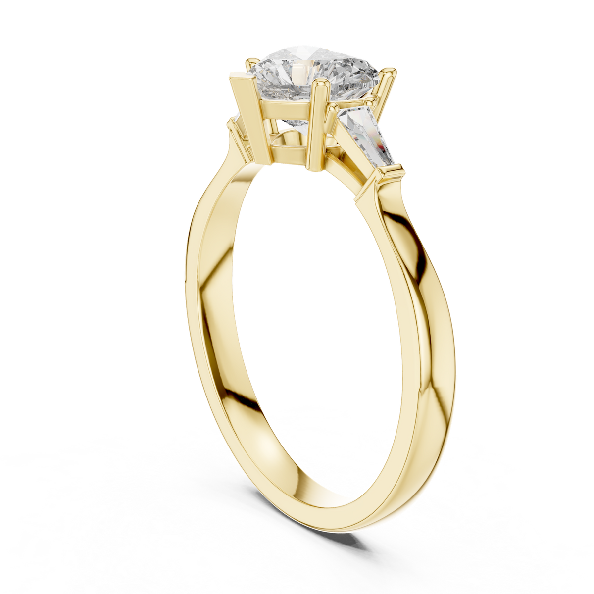 Gold Ring 00001L (34), Yellow Gold, view 1