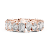 Gold Ring DDLR-239, Rose Gold, view 3