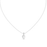 Gold Pendant GPD-0047, White Gold, view 4