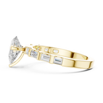 Gold Ring DDLR-1095, Yellow Gold, view 3