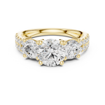 Gold Ring DDLR-715, Yellow Gold, view 4