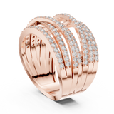 Gold Pendant 9-10039L_SS7, Rose Gold, view 1