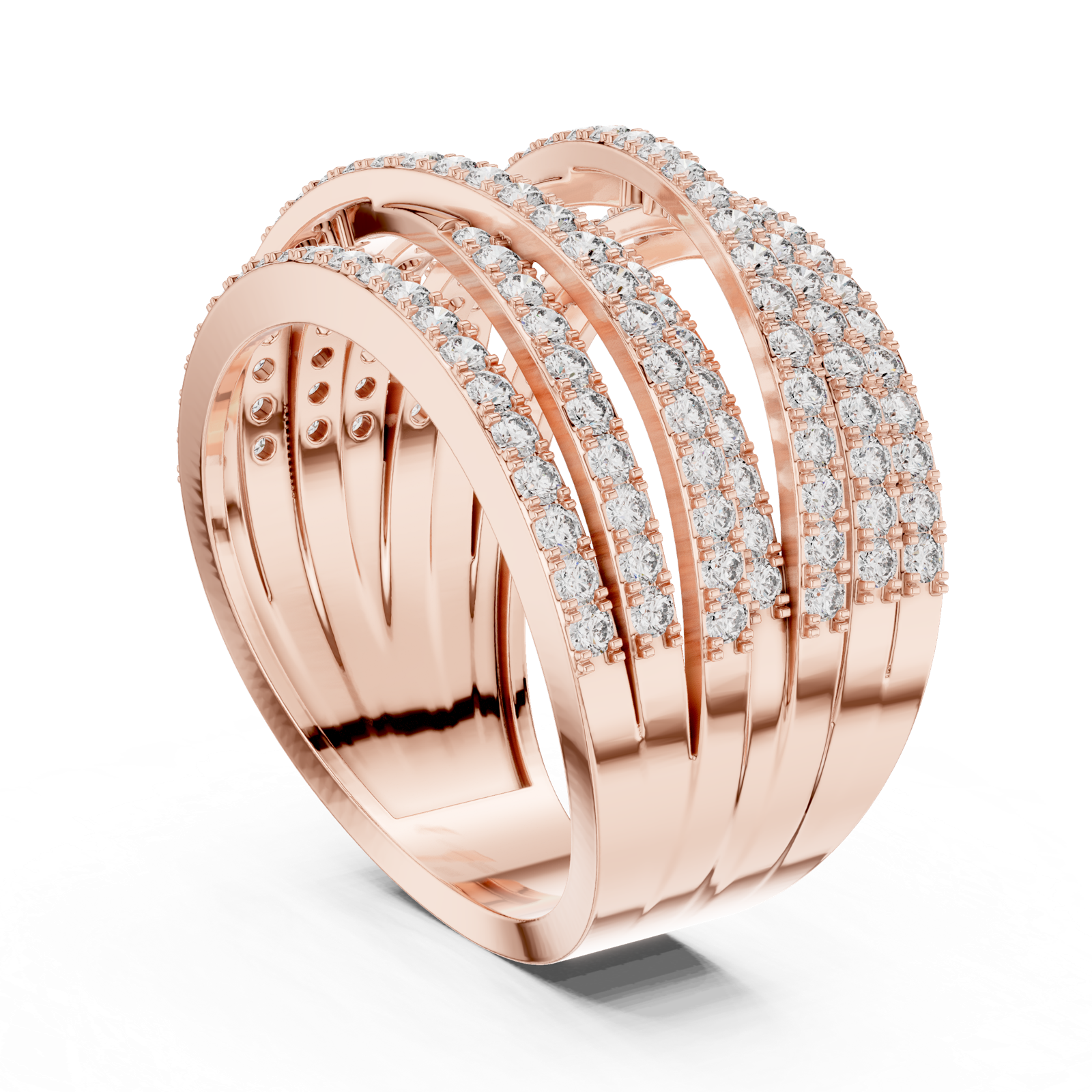 Gold Pendant 9-10039L_SS7, Rose Gold, view 1