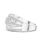 Gold Ring 19-120004L, White Gold, view 3