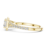 Gold Ring DDLR-908, Yellow Gold, view 3